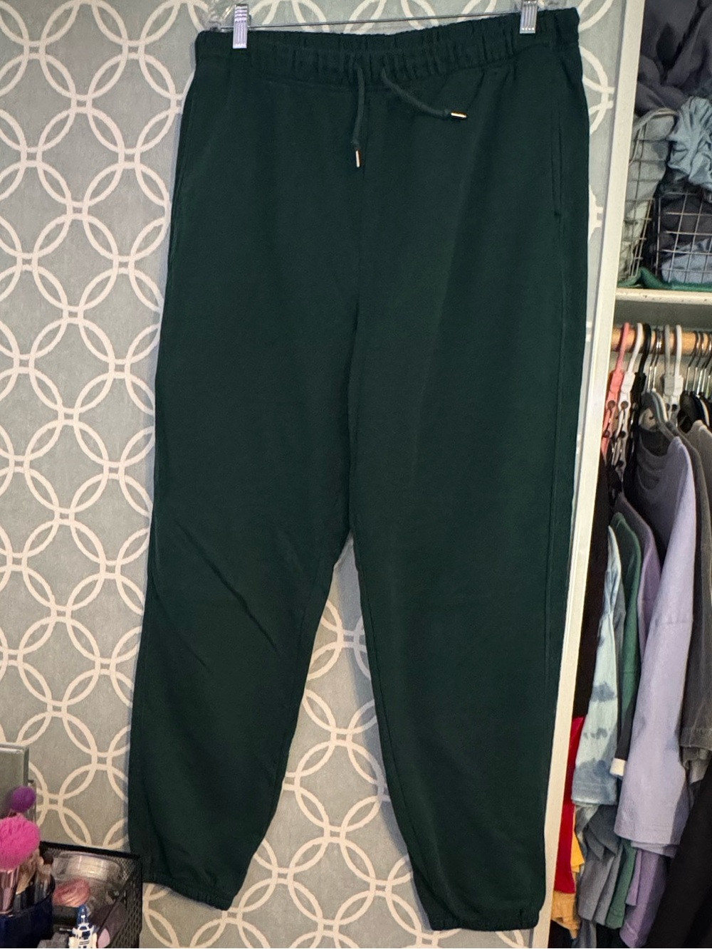 Green sweatpants old navy tall